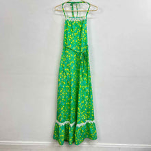 Load image into Gallery viewer, Halter Wrap Floral Sun Dress