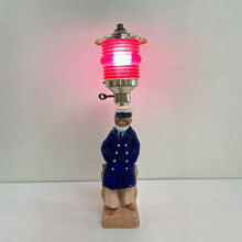 Load image into Gallery viewer, Fisherman Wooden Lamp