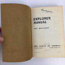 Load image into Gallery viewer, Boy Scouts Explorer Manual