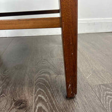 Load image into Gallery viewer, Turquoise Wooden Arm Chair