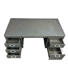 Load image into Gallery viewer, Gray Metal Tanker Desk
