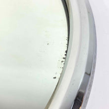 Load image into Gallery viewer, Art Deco Chrome Oval Mirror
