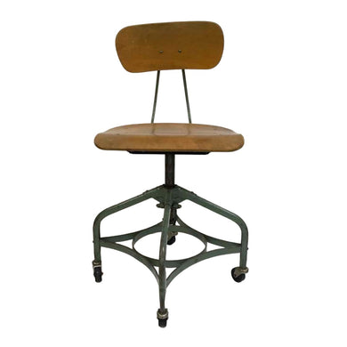 Industrial Drafting Stool Chair