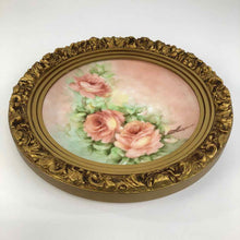 Load image into Gallery viewer, Limoges Roses Framed Plate