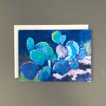 Load image into Gallery viewer, Blue Prickly Pear Card