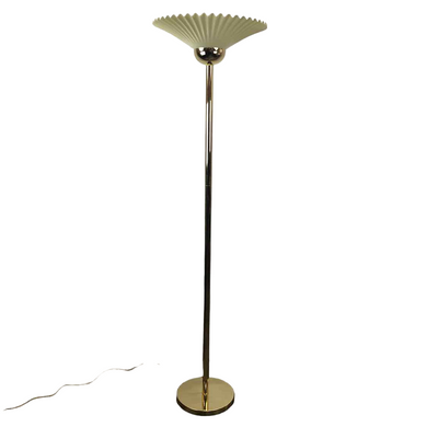 Gold & Ivory Floor Lamp