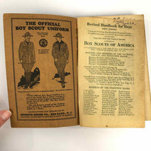 Load image into Gallery viewer, Boy Scout Handbook