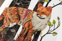 Load image into Gallery viewer, Dolan Geiman Signed Print Midnight Forest (Fox)