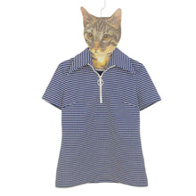 Load image into Gallery viewer, Blue & White Ladies Shirt
