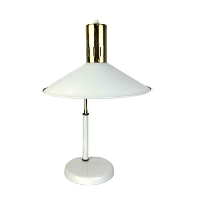 White & Gold Metal Lamp