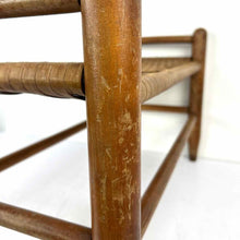 Load image into Gallery viewer, Woven Wooden Footstool