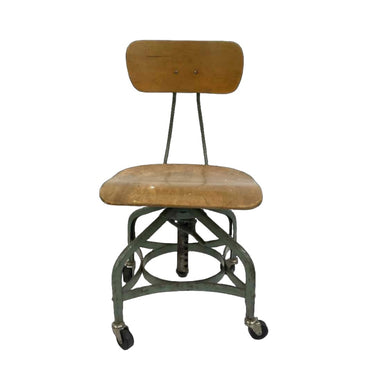 Industrial Drafting Stool Chair