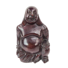 Load image into Gallery viewer, Carved Wooden Buddha