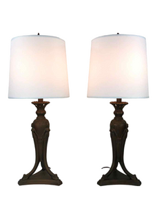 Art Nouveau Lady Lamps