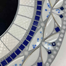 Load image into Gallery viewer, Blue & White Mosaic Mirror