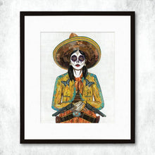 Load image into Gallery viewer, Dolan Geiman Signed Print Cowgirl (Butterflies)