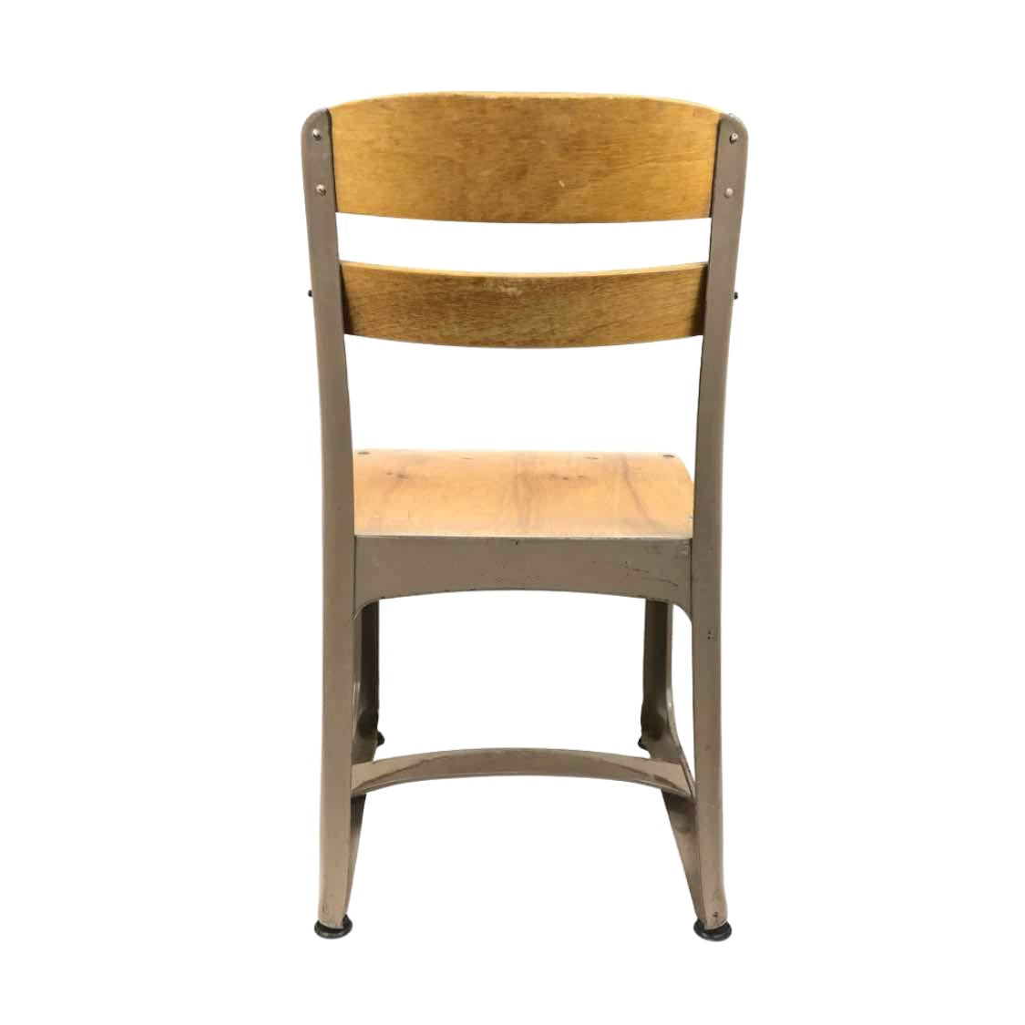 Metal Wood School Chair