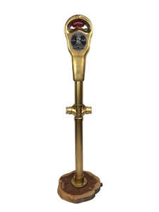 Gold Parking Meter Stand