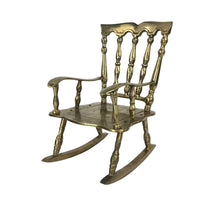 Load image into Gallery viewer, Brass Rocking Chair