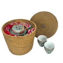Load image into Gallery viewer, Aqua Famille Rose Tea Pot