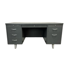 Load image into Gallery viewer, Gray Metal Tanker Desk
