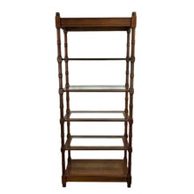 Load image into Gallery viewer, Faux Bamboo Etagere Shelf