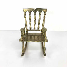 Load image into Gallery viewer, Brass Rocking Chair