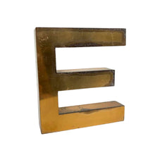 Load image into Gallery viewer, Small Gold Metal Letter E