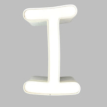 Load image into Gallery viewer, White Letter I Sign