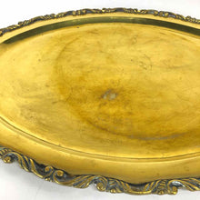 Load image into Gallery viewer, Large Ornate Brass Tray