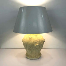 Load image into Gallery viewer, Ivory Faux Wood Lamp