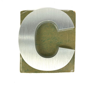 Cast Aluminum Letter C