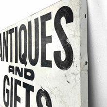 Load image into Gallery viewer, Antiques & Gifts Metal Sign