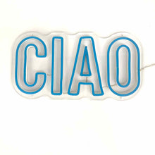 Load image into Gallery viewer, Ciao Neon Light Wall Sign