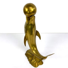 Load image into Gallery viewer, Large Brass Dolphin