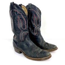 Load image into Gallery viewer, Black Cowboy Boots