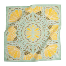 Load image into Gallery viewer, Hazel Mint Floral Bandana Scarf