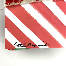 Load image into Gallery viewer, Striped Christmas Junk Journal