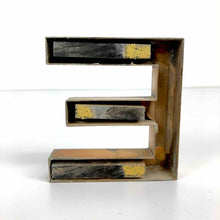 Load image into Gallery viewer, Small Gold Metal Letter E