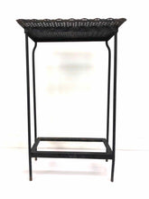 Load image into Gallery viewer, Black Metal Plant Table