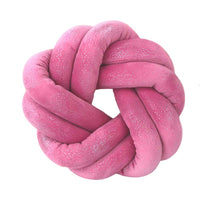 Load image into Gallery viewer, Barbie Pink Spiral Knot Pillow