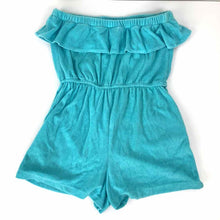 Load image into Gallery viewer, Blue Terry Romper