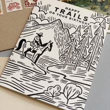 Load image into Gallery viewer, Happy Trails Birthday Card
