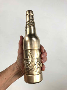 Brass Texas Beer Bottle