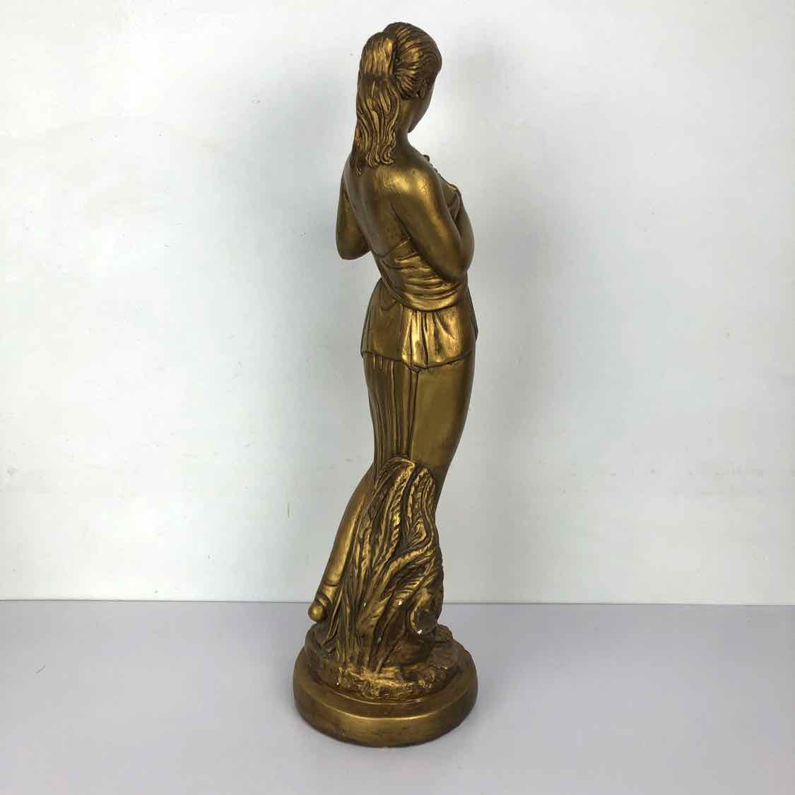 Gold Woman Figure Sculpture – Found Furnishings