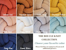 Load image into Gallery viewer, Boucle Knot Pillow
