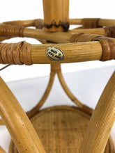 Load image into Gallery viewer, Bent Rattan Boho Lamp