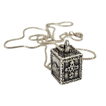 Load image into Gallery viewer, Sterling Prayer Box Necklace