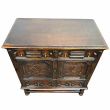 Load image into Gallery viewer, Antique Hand Carved Cupboard