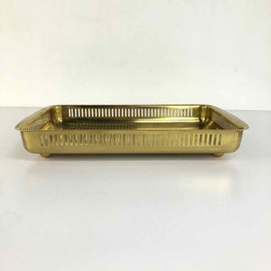 Brass Footed Tray